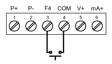 F4 Digital Input Connections