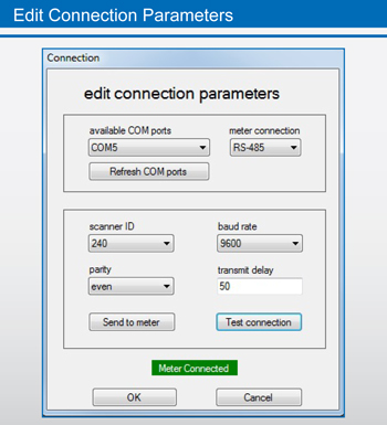 Edit Connection Parameters