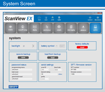 System Screen