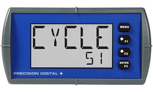 Meter Displaying Number of Relay Cycles