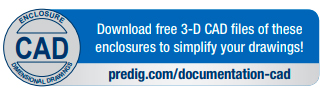 Download free 3-D CAD files of these enclosures to simplify your drawings!
