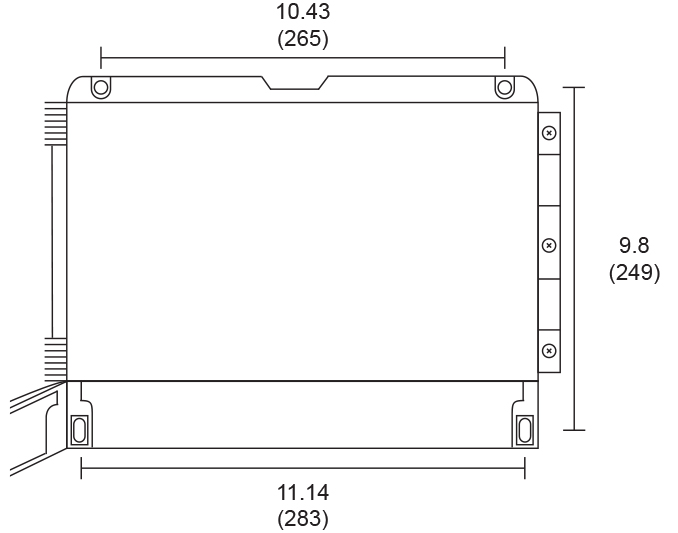 Wall Mounting Holes Location