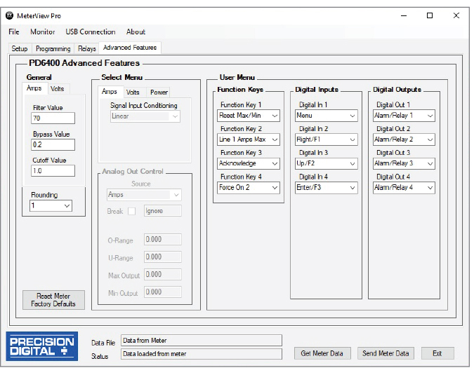 Remote Operation of Front Panel Buttons