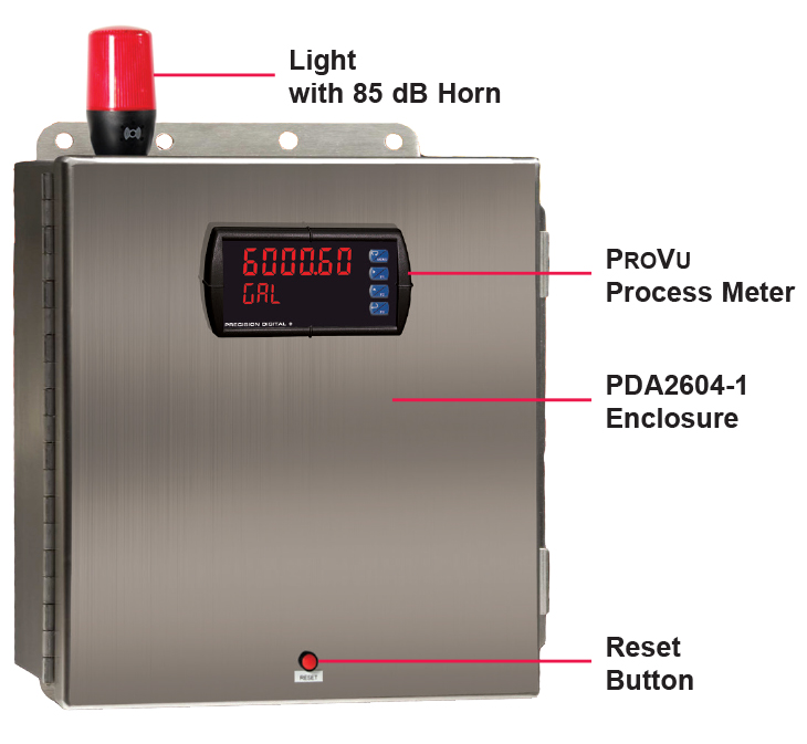 PDA2600 Series Enclosure with Light / Horn