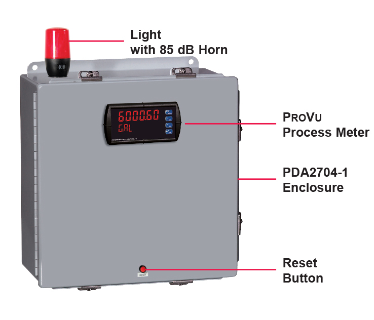PDA2700 Series Enclosure with Light / Horn