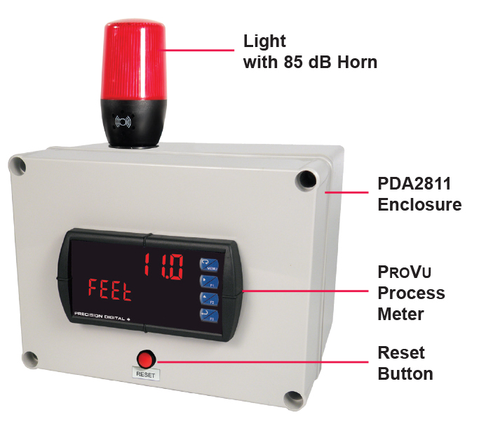 PDA2800 Series Enclosure with Light / Horn
