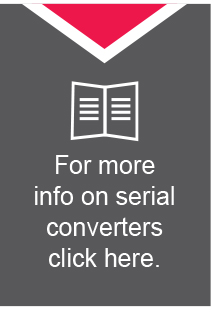 For more info on serial converters, click here