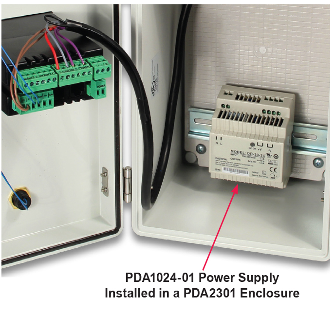 PDA1024-01 24 VDC DIN Rail Power Supply