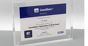 ConsoliDator+ MasterClass Certificate