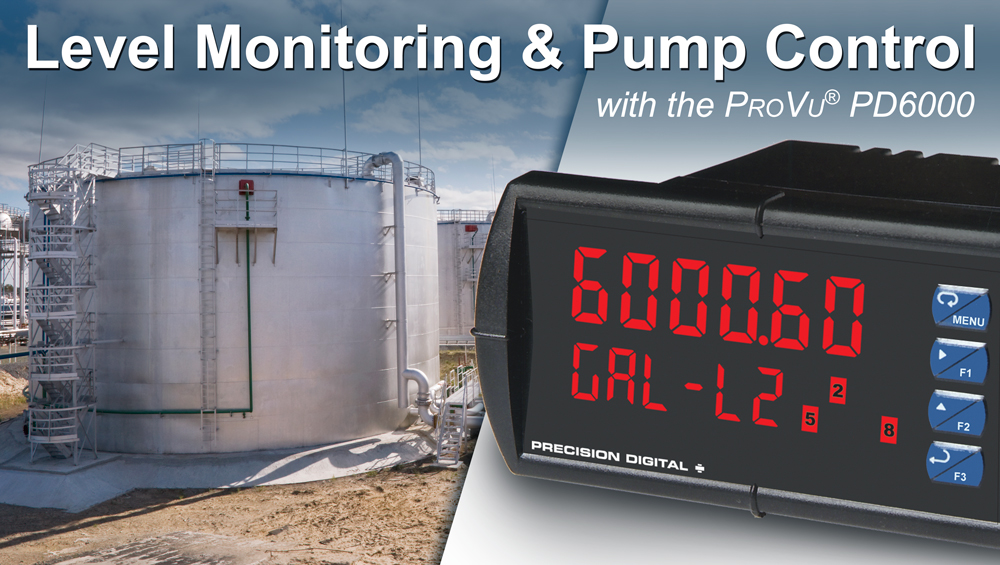 Level Monitoring & Pump Control with the ProVu PD6000