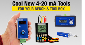 Cool New 4-20 mA tools for Your Bench and Toolbox