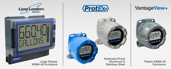 Loop Leader+ ProtEX+, and Vantageview+ Loop-Powered Meters