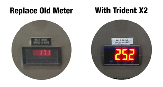 Replace old meter with Trident X2