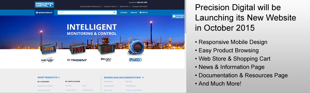 Precision Digital's New Website