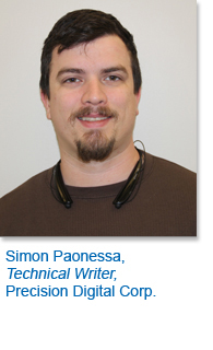 Simon Paonessa, Technical Writer at Precision Digital