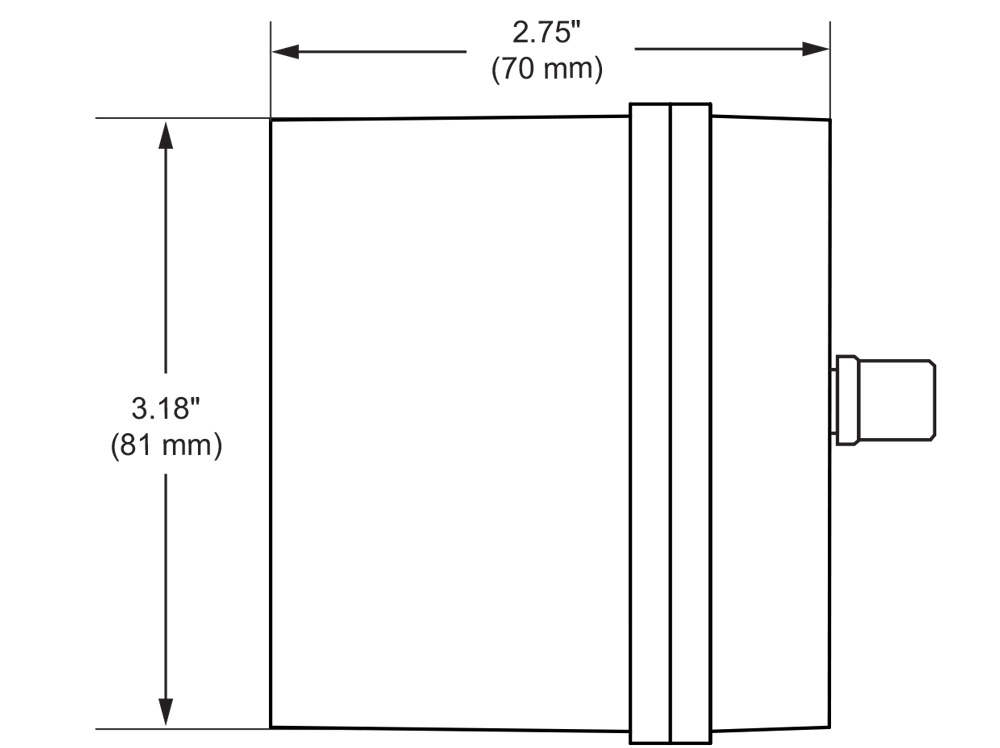 PD421 and PD461 Dimensions