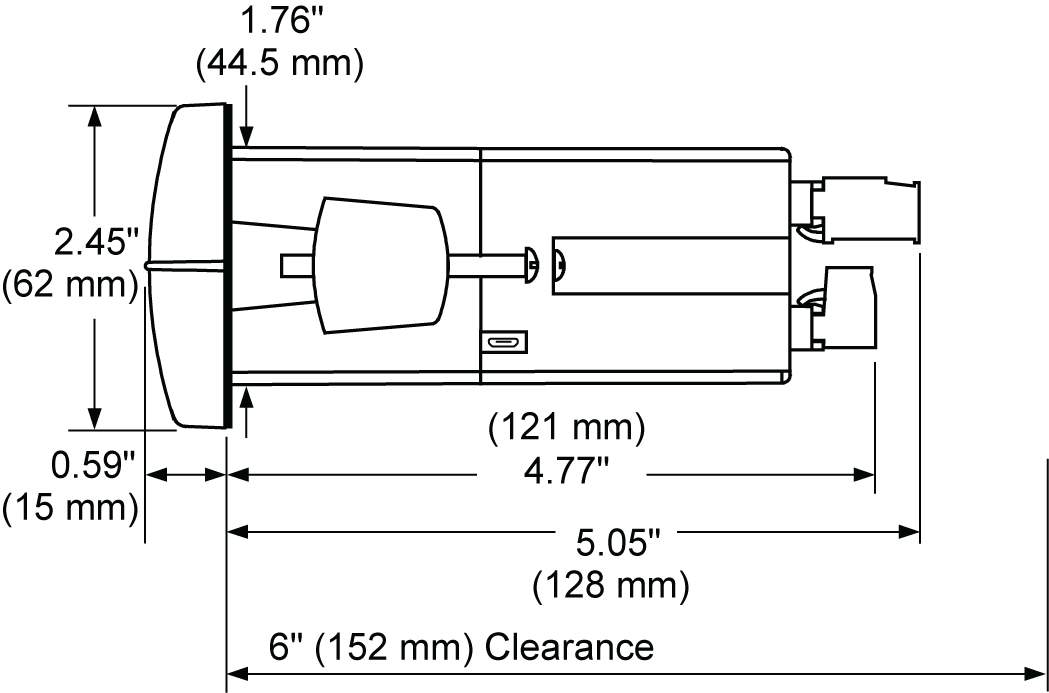 PD6402 Panel Cutout