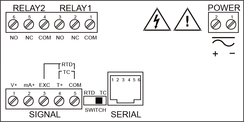 PD765-6R2-00, PD765-7R2-00 Connections