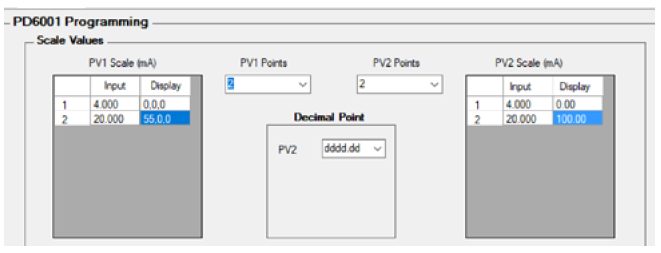 Dual-Scale Display Feature