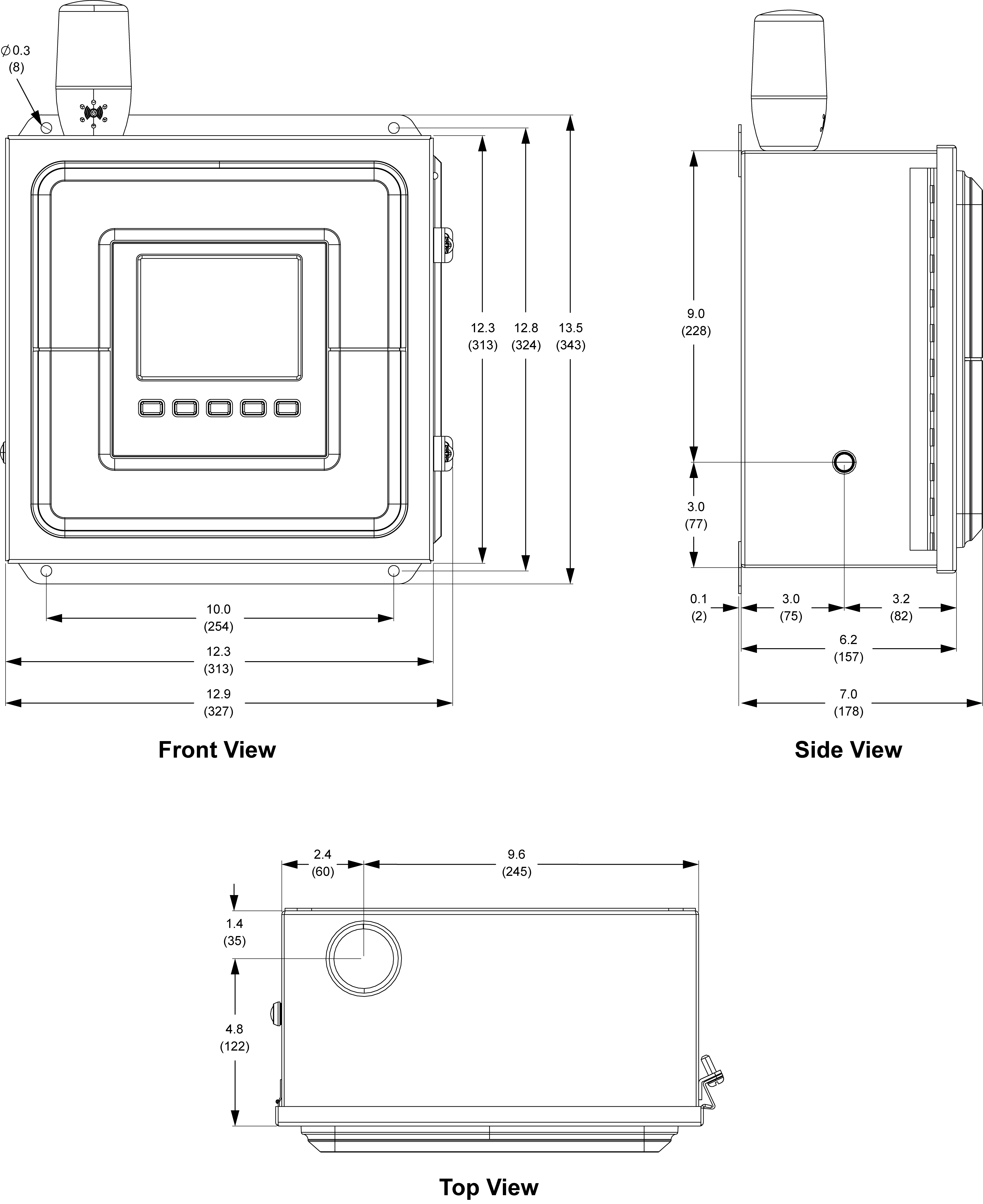 PDA1909 Dimensions