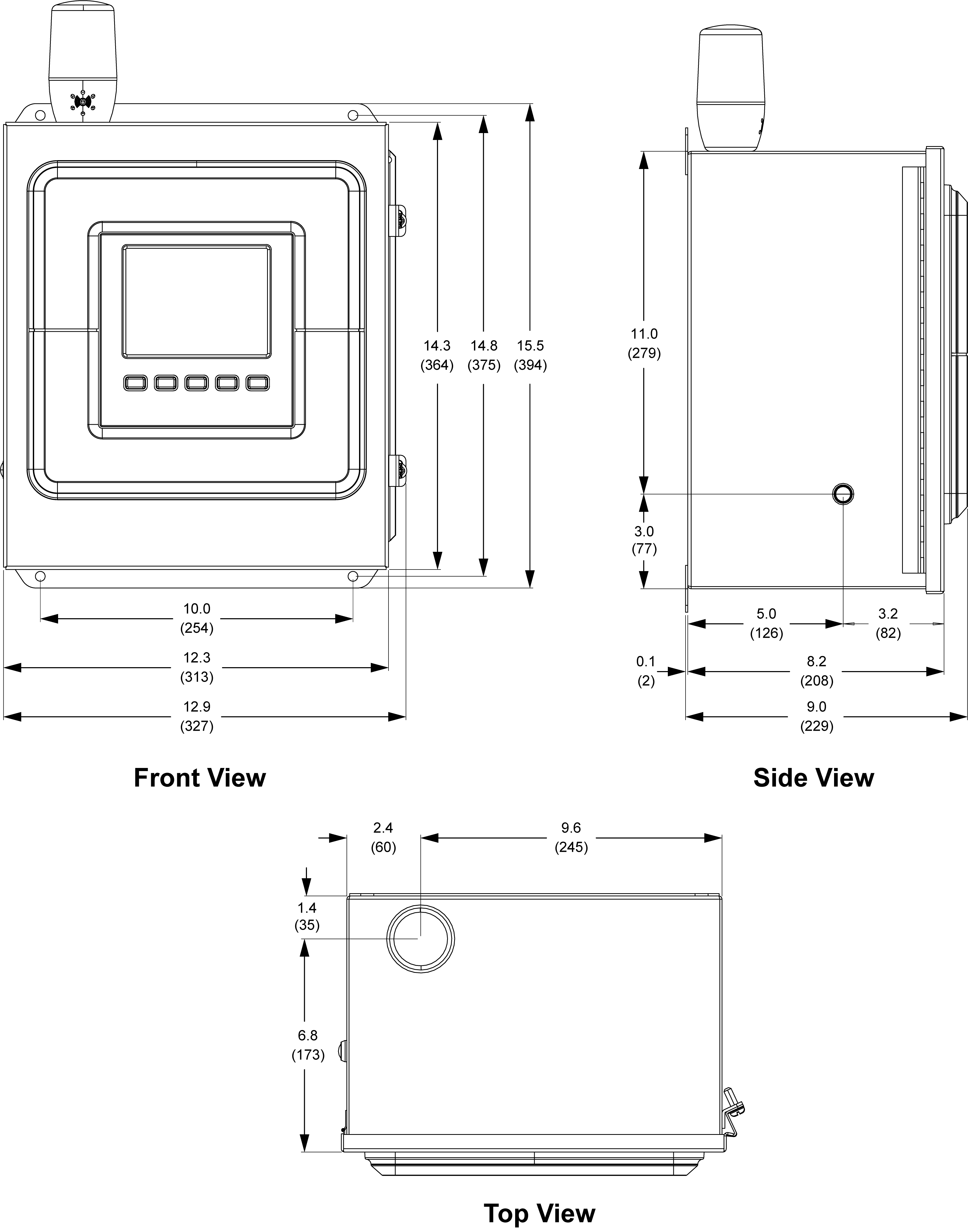 PDA1909 Dimensions