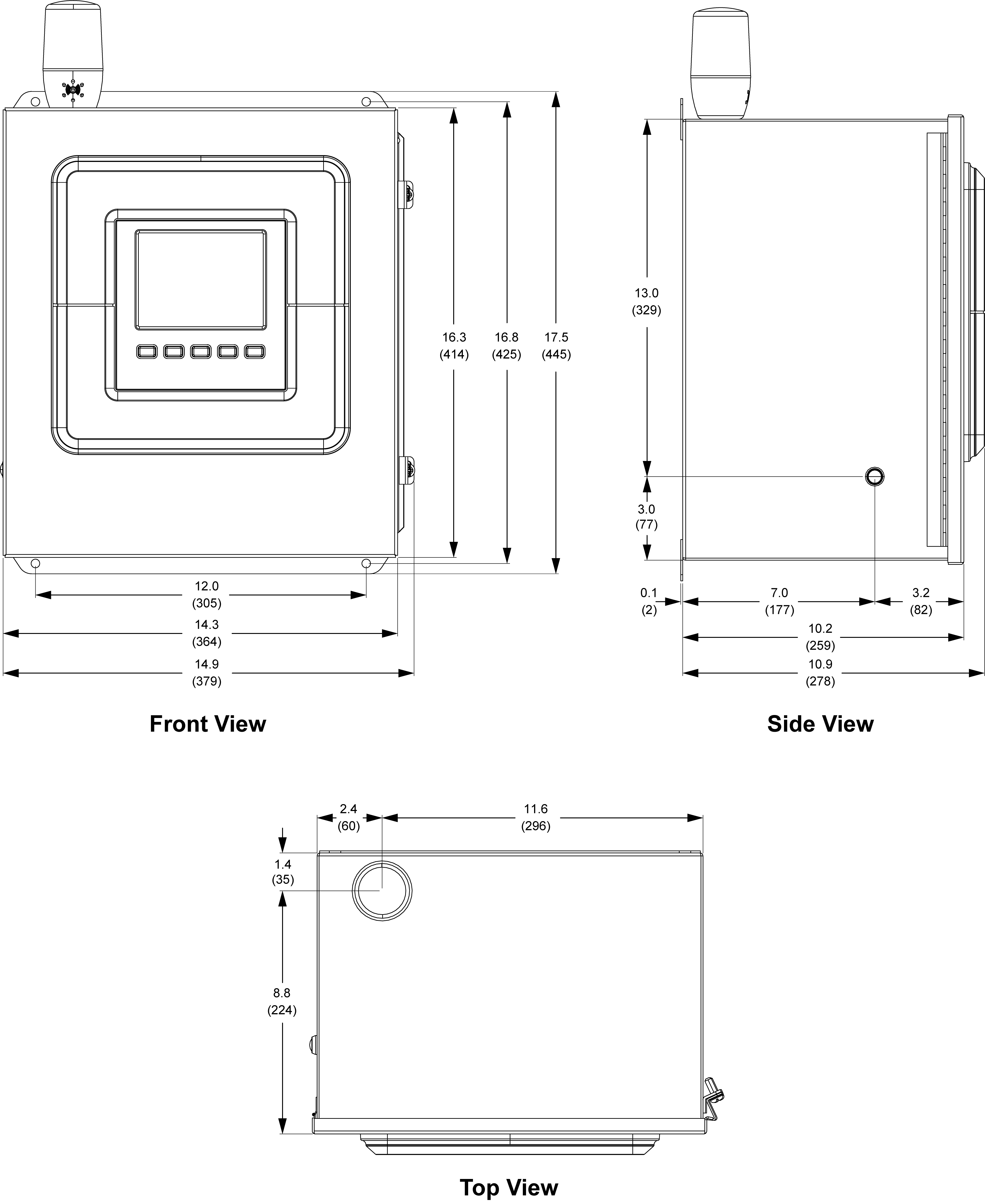 PDA1909 Dimensions