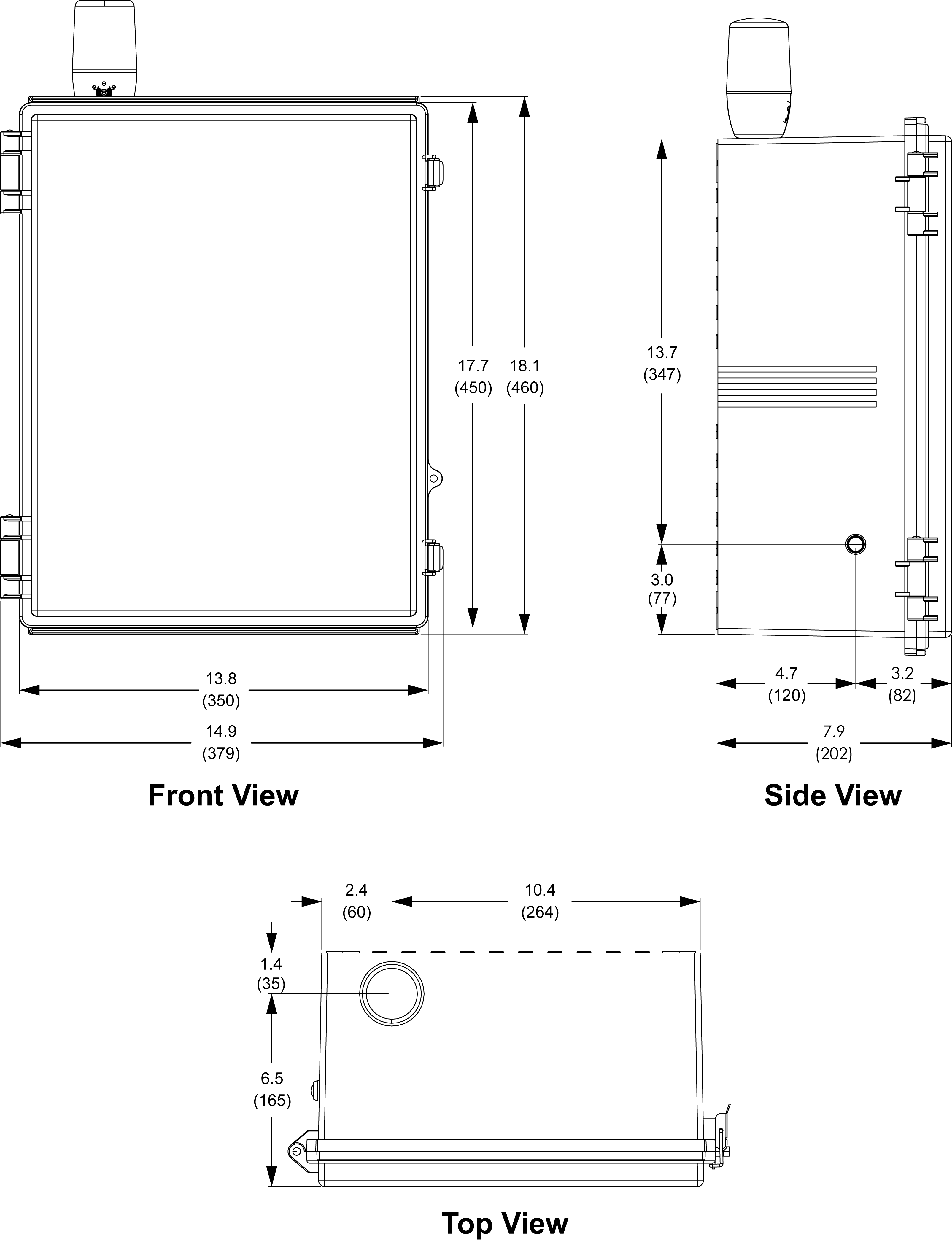 PDA1909 Dimensions