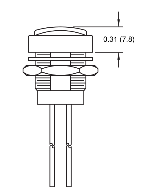 PDA-BUTTON1R Side View 2