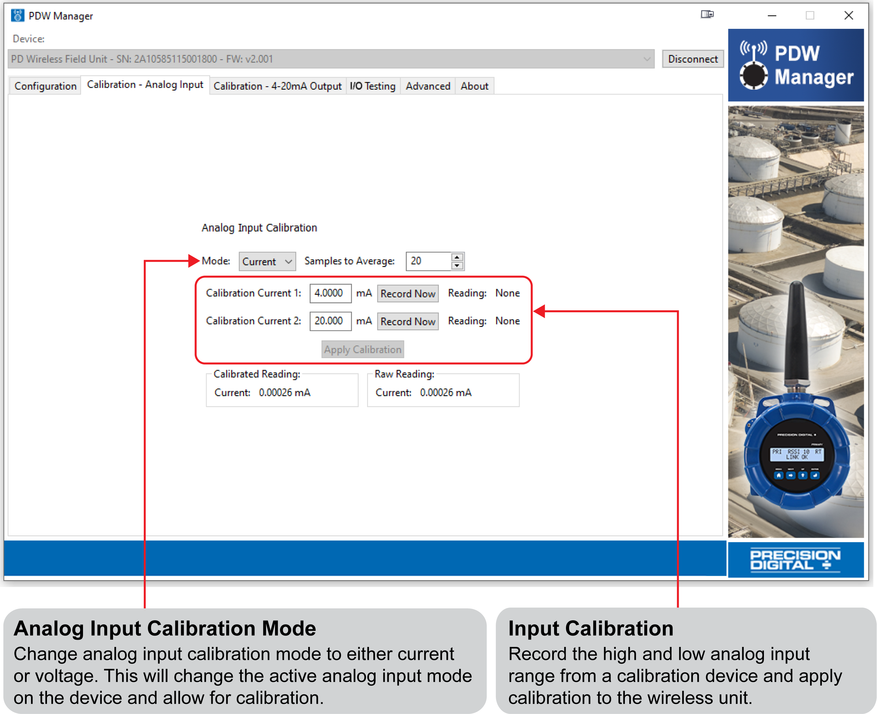 Calibration - Analog Input