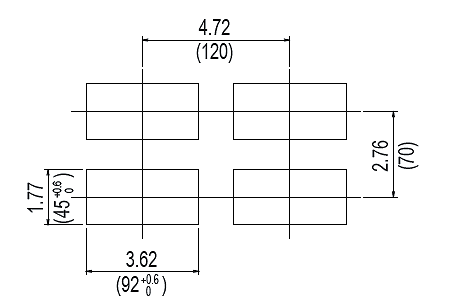 Digital Temperature Indicator 560 Dimensions and Panel Cutouts PD562