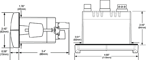 Modbus Serial Input Meter PD865 Snooper: Quick Installation and Diagram