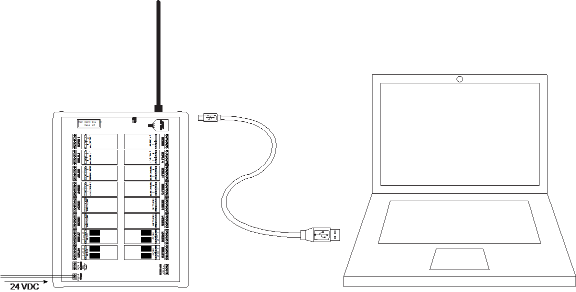 PDW90 wireless base station connect to a PC with a USB connection
