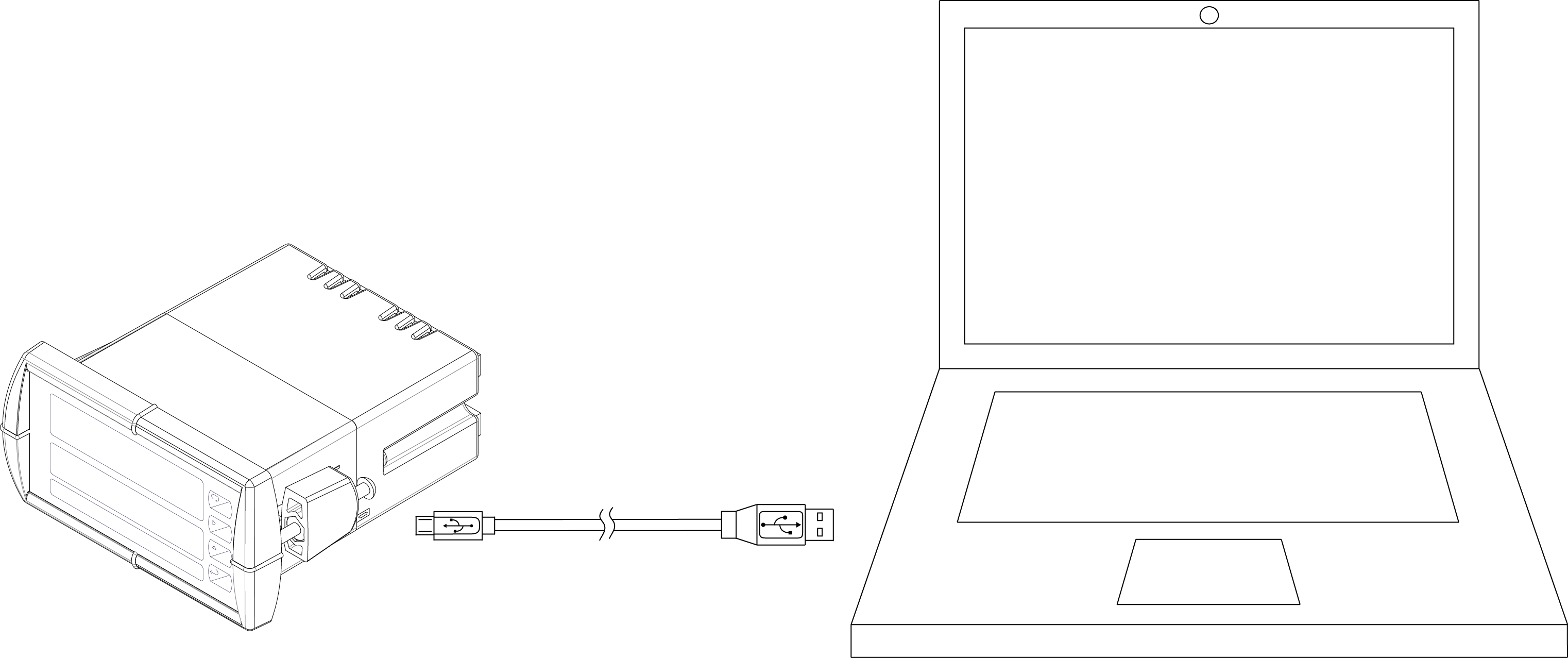 MeterView Pro USB Connection