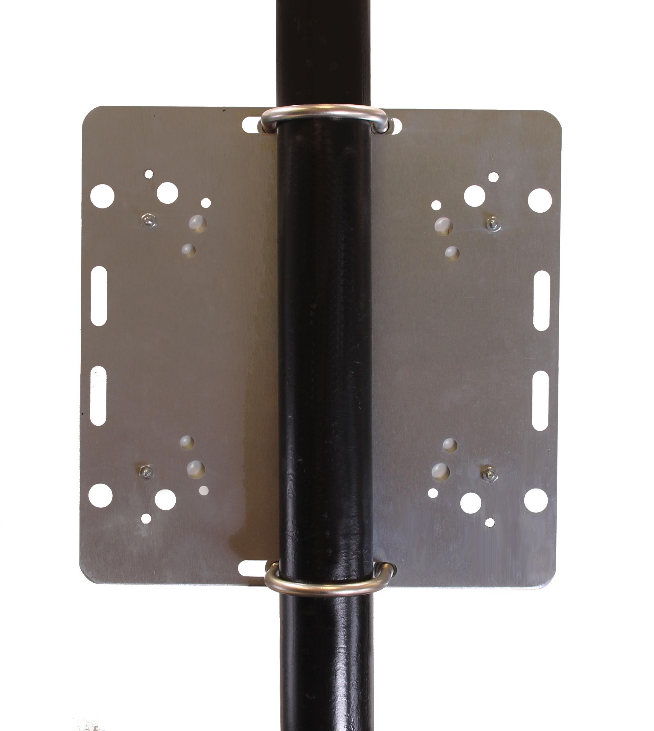 Rear View of PDA6545 Pipe Mounting Kit