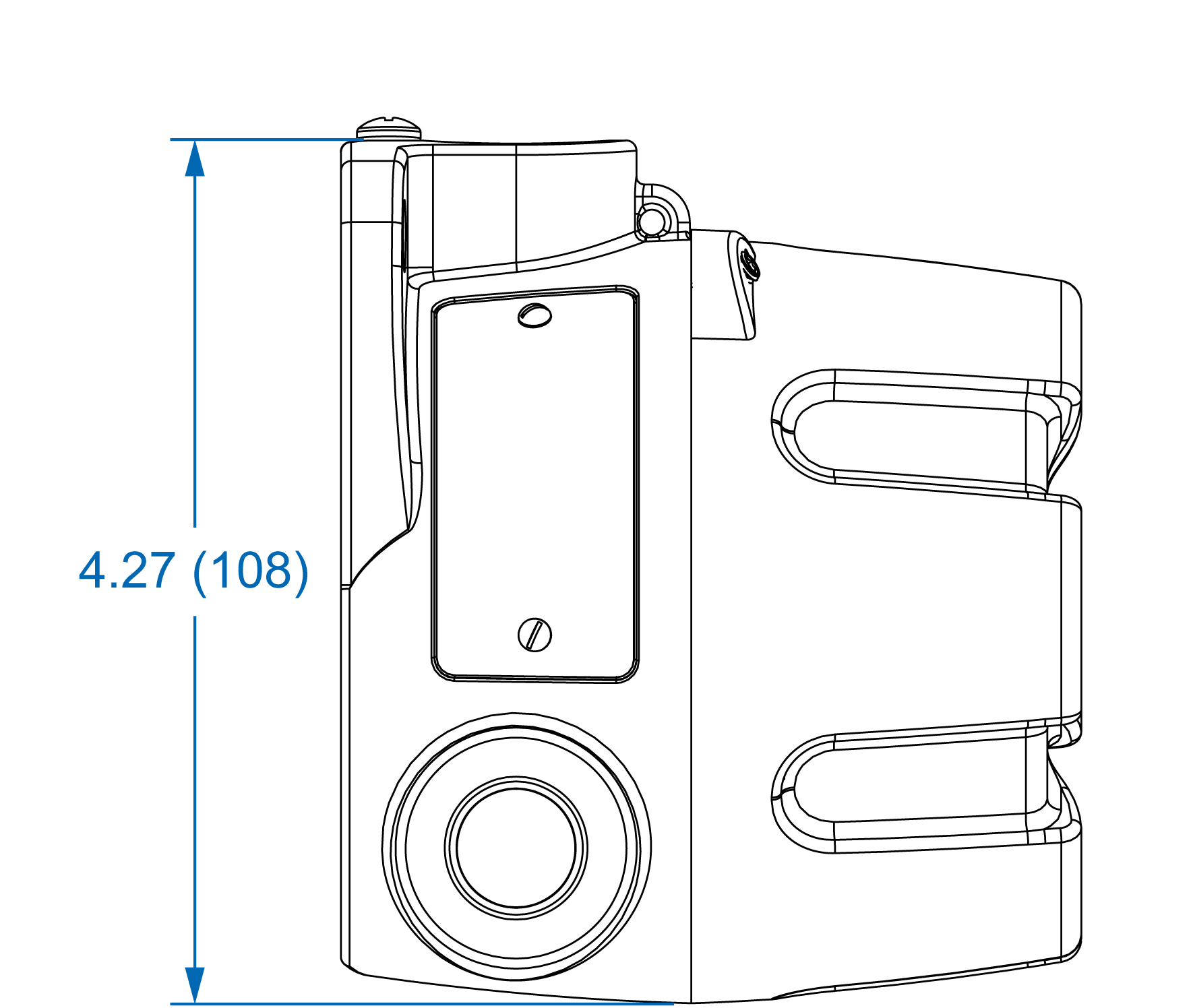 PD663 Dimensions - Side