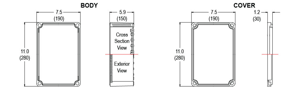 PDA2821 Enclosure