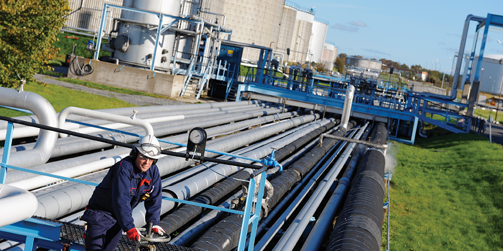 Operator in industrial plant