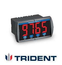 Universal input digital panel meters with large 1.2" display